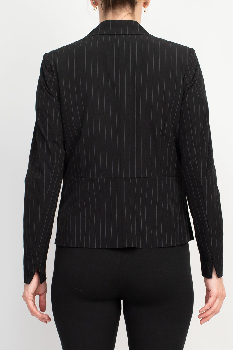 Peace of Cloth textured knit pinstripe blazer-2