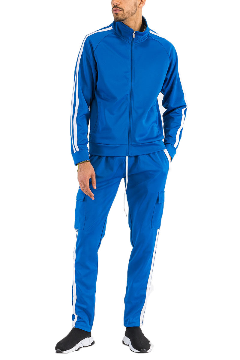 Two Stripe Cargo Pant Set-0