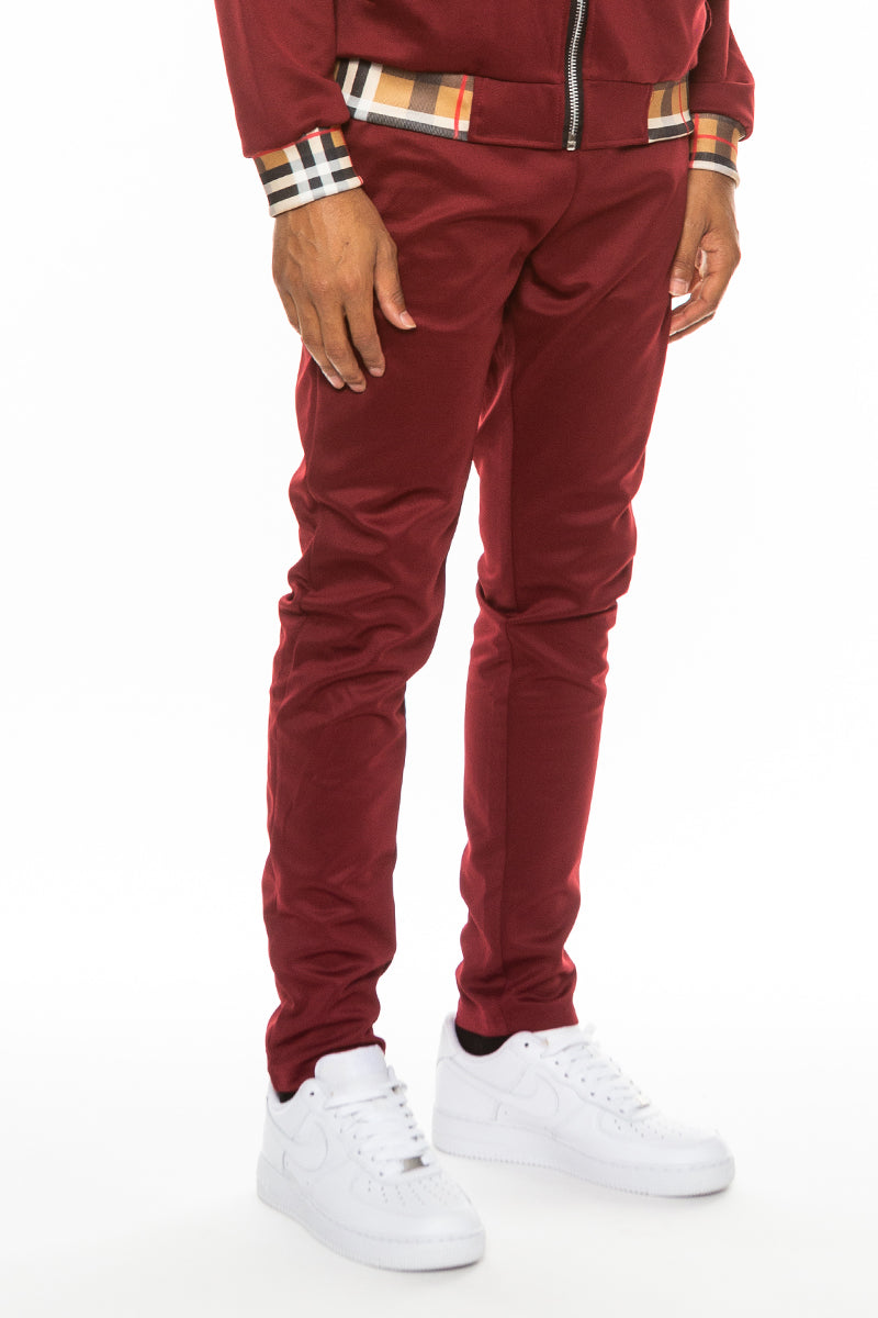 Checkered Detail Track Pant-6
