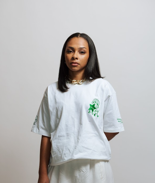 Kazoku: Embroidered short sleeve t-shirt-2