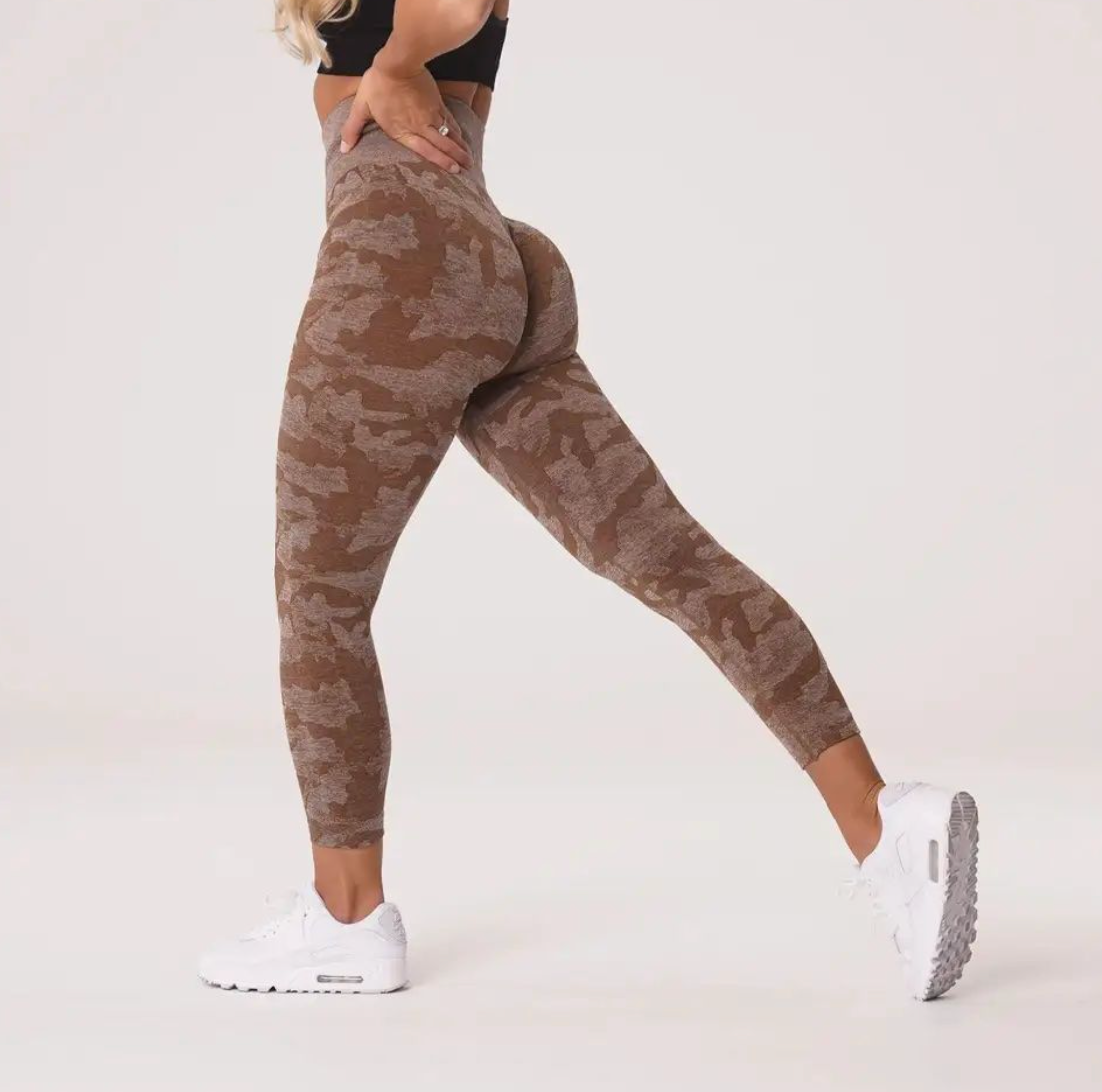 Women's Camo Workout Leggings-2