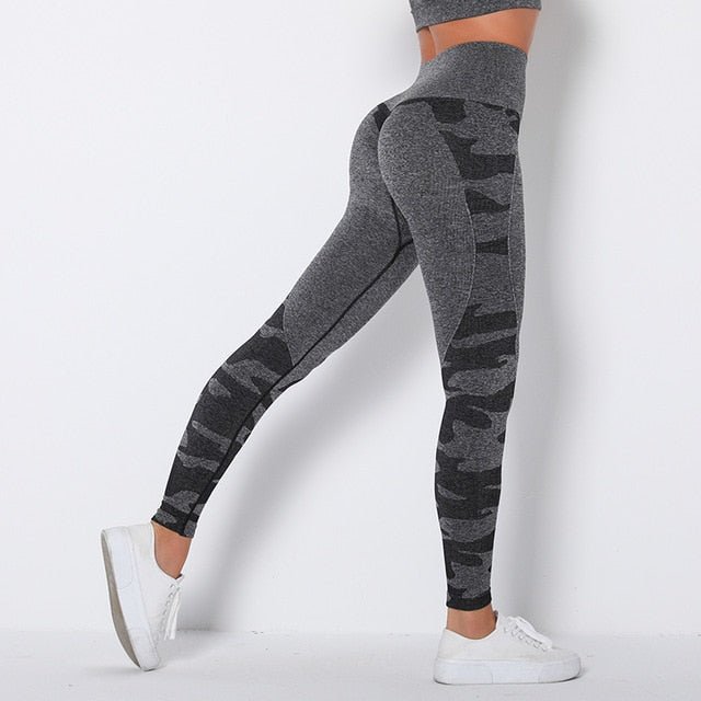 Camo Fitness Yoga Pants Booty Scrunch Seamless Leggings High Waist Gym Sportwear Running Tights Workout Pants Jogging Trousers-7