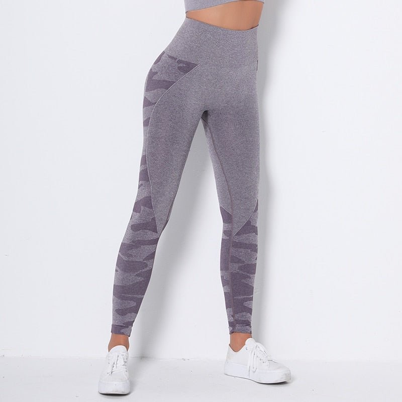 Camo Fitness Yoga Pants Booty Scrunch Seamless Leggings High Waist Gym Sportwear Running Tights Workout Pants Jogging Trousers-0