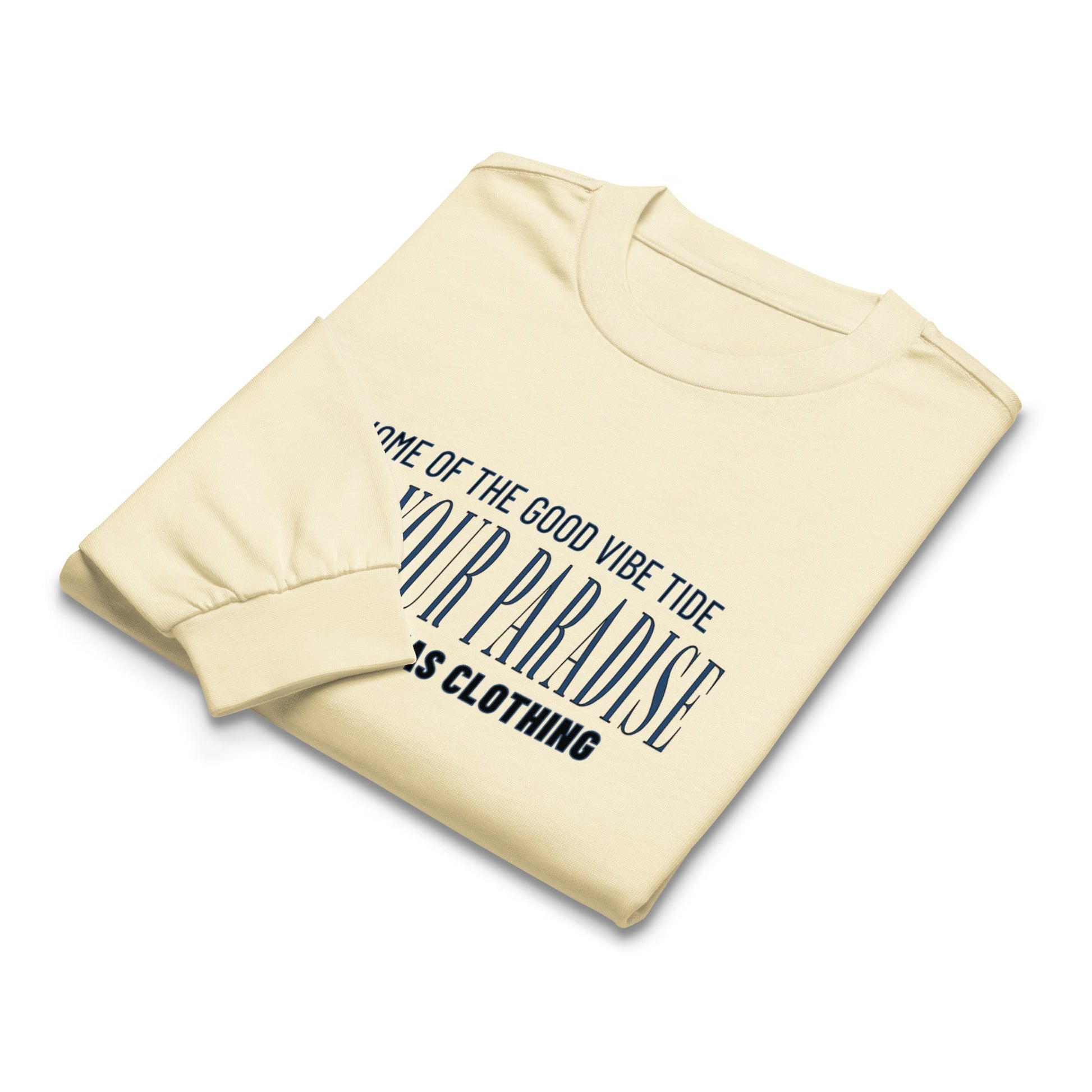 Find Your Paradise Heavyweight Long Sleeve Shirt-1